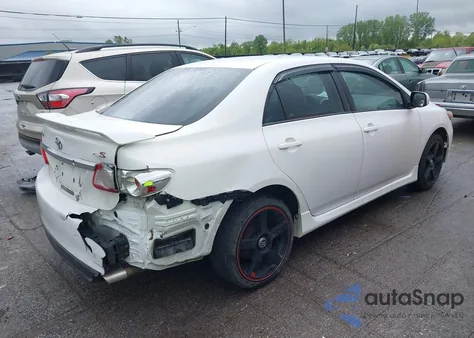 2011 Toyota Corolla S from USA, damaged, VIN 2T1BU4EE4BC702159
